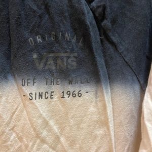 Vans tie dye shirt